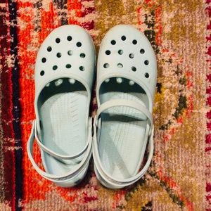 Crocs - light aqua blue